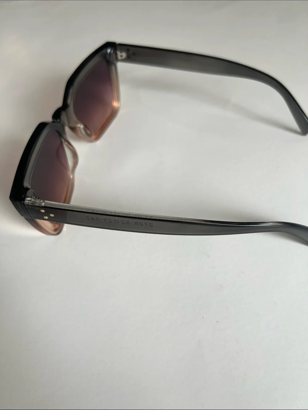 Oversized Square Gradient Sunglasses - Brown